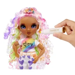 Rainbow High Color & Create DIY Fashion Doll - Purple Eyes/Curly Hair -Doll Paradise Shop GUEST 98538444 cf01 4911 a1d1 f11b0069720b