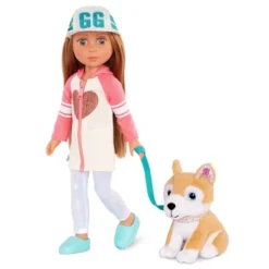 Glitter Girls Tavi With Dog Plush Nougat 14" Doll & Pet Set -Doll Paradise Shop GUEST 9acacde0 c9be 4a53 af44 4ac4522cf863