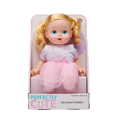 Perfectly Cute My Sweet Toddler 14" Baby Doll - Blonde With Blue Eyes 1 Perfectly Cute My Sweet Toddler 14" Baby Doll - Blonde With Blue Eyes