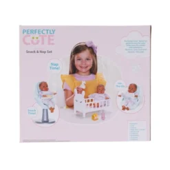 Perfectly Cute Baby Snack And Nap Set 8" Baby Doll - Light Brown Hair/Brown Eyes -Doll Paradise Shop GUEST a1e9bfb0 94d0 4055 83c7 23bd509fab98