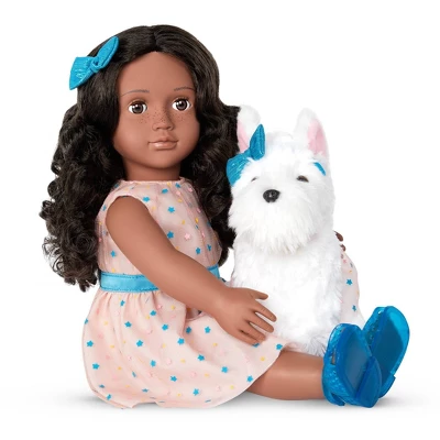 Our Generation Celeah & Confetti 18" Matching Doll & Pet Set 3 Our Generation Celeah & Confetti 18" Matching Doll & Pet Set - Image 3