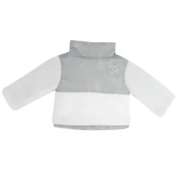 Sophia’s Fleece & Nylon Jacket For 18” Dolls, White/Silver