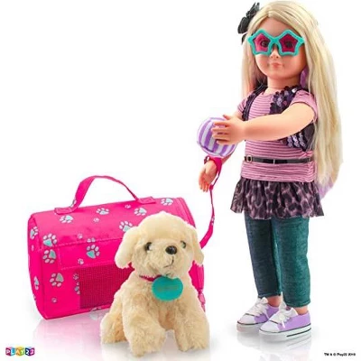 Plush Stuffed Puppy Dog 9 PCS Set For Baby Doll Accessories Fits For 18’’ American Girl Dolls - Play22Usa 2 Plush Stuffed Puppy Dog 9 PCS Set For Baby Doll Accessories Fits For 18’’ American Girl Dolls - Play22Usa - Image 2