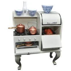 The Queen's Treasures 18 Inch Doll 1930's Style Wooden Stove & Oven -Doll Paradise Shop GUEST b5d4c44d 20f4 4439 89f6 75ab2539a36b