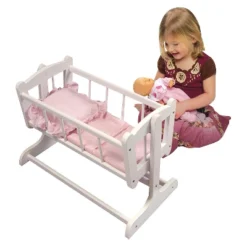 Badger Basket Heirloom Style Doll Cradle -Doll Paradise Shop GUEST b739cf71 d3e8 4b13 b1e2 16222e1fecab