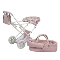 Olivia's Little World - Polka Dots Princess Baby Doll Deluxe Stroller - Pink & Gray -Doll Paradise Shop GUEST b8f4b8ef a126 4e4c aa4e ef1447b86208