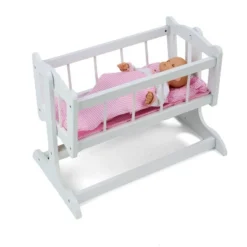 Badger Basket Heirloom Style Doll Cradle -Doll Paradise Shop GUEST ba7b3f1d 90a4 4de1 812f aa79b3e76942