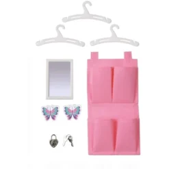 Badger Basket School Style Single Doll Locker Set With Bench, Rug And Accessories - Purple/Pink -Doll Paradise Shop GUEST c785d386 7494 41f2 bbf6 2734bb78e334