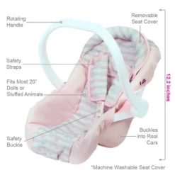 ADORA Pastel Classic Car Seat Carrier -Doll Paradise Shop GUEST c9977fae 39fb 4d1d 8fe1 3acd3c5d43f9