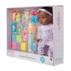 Perfectly Cute 24pc Baby Doll Deluxe Play And Care Set - Dark Brown Hair -Doll Paradise Shop GUEST cae55c02 dca6 4d7d 83df 9a136a4d1946