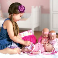 Adora Playtime Baby Flower Pink 13 Inch Baby Doll With Floral Overalls, Bow Headband And Bottle -Doll Paradise Shop GUEST d06e5001 c002 49a9 970c 1f90106c30b9