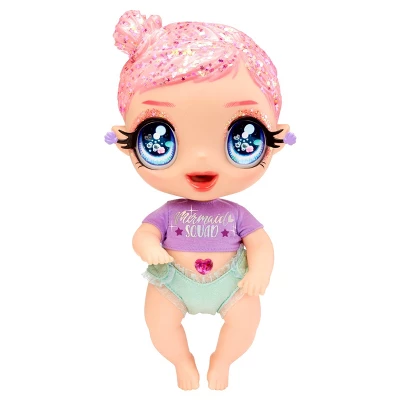 Glitter Babyz Marina Finley With 3 Magical Color Changes Baby Doll - Pink Glitter Hair 1 Glitter Babyz Marina Finley With 3 Magical Color Changes Baby Doll - Pink Glitter Hair