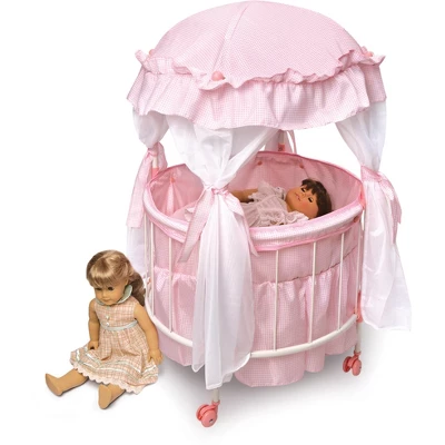 Badger Basket Royal Pavilion Round Doll Crib 2 Badger Basket Royal Pavilion Round Doll Crib - Image 2