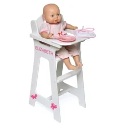 Badger Basket Doll High Chair With Accessories And Free Personalization Kit - White/Pink/Gingham 14 Badger Basket Doll High Chair With Accessories And Free Personalization Kit - White/Pink/Gingham -Doll Paradise Shop GUEST d16e3583 9928 4acf 93aa 2db197d0096b