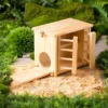 HearthSong Wooden Chicken Coop With Real Working Doors And Ramp For Imaginative Play, Measures 9_"L X 5_"W X 8"H