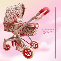 The New York Doll Collection Convertible Combo Baby Doll Stroller Floral -Doll Paradise Shop GUEST d72f51e9 18f5 4acc b73f c1820f7de553