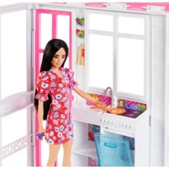 Barbie Dollhouse With Doll, 2 Levels & 4 Play Areas, Fully Furnished, -Doll Paradise Shop GUEST d7781cff a83c 4c5a 84c5 337b3a89a333
