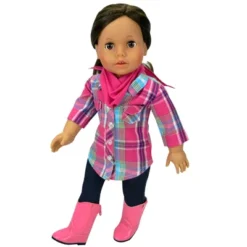 Sophia’s Doll Blouse, Jeggings, Bandana, And Boots For 18" Dolls