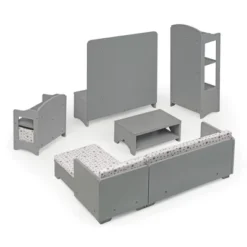 Media Room Furniture Set For 18" Dolls - Gray/White 7 Media Room Furniture Set For 18" Dolls - Gray/White -Doll Paradise Shop GUEST da058b17 0001 4b6c a033 3edabbe9ec7a