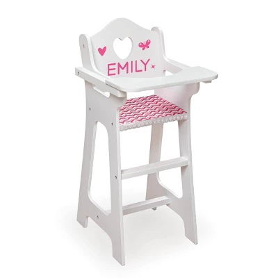 Badger Basket Doll High Chair With Accessories And Free Personalization Kit 6 Badger Basket Doll High Chair With Accessories And Free Personalization Kit - Image 6