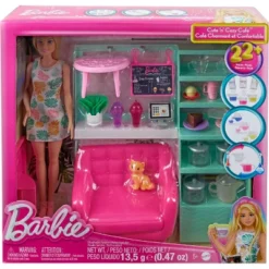 Barbie Cute ‘n’ Cozy Café Doll And Playset, 21 Accessories With Color Change Teapot (Target Exclusive) -Doll Paradise Shop GUEST ddfa72c9 adb0 4a2c 8085 7f7f847ece02
