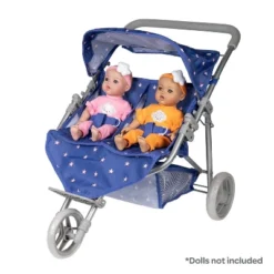 Adora Baby Doll Stroller, Starry Night Stroller Twin Jogger Stroller, Fits Dolls Up To 16 Inches -Doll Paradise Shop GUEST de590a8b b94b 469f abdb 1e651c2f0f58