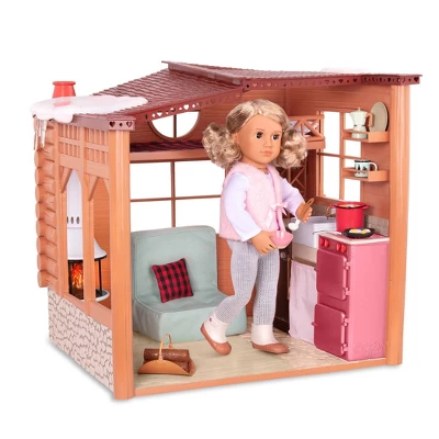 Our Generation Cozy Cabin Dollhouse Playset For 18" Dolls 2 Our Generation Cozy Cabin Dollhouse Playset For 18" Dolls - Image 2