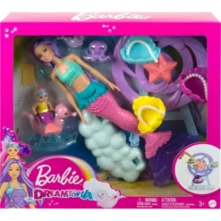 Barbie Mermaid Doll Nurturing Playset With Merbaby Octopus And Seal -Doll Paradise Shop GUEST df3c5897 da75 4e1e 975f a1535f031321