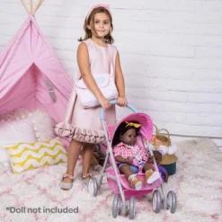 Adora Baby Doll Stroller Glam Glitter Medium Shade Stroller, Sparkly & Glittery, Fits Dolls Up To 20 Inches -Doll Paradise Shop GUEST dfccd84c 2b19 47dd bdbf 1baa4c20b634