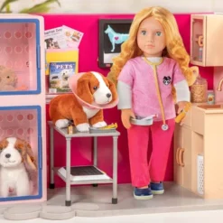 Our Generation Healthy Paws Vet Clinic Playset In Pink With Electronics For 18" Dolls -Doll Paradise Shop GUEST e1f01d09 0115 4cde a5a9 3327f209ab93
