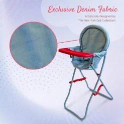 The New York Doll Collection 18 Inch Doll High Chair -Doll Paradise Shop GUEST e6a0b55d a4c0 46e8 a26a 4d4a77d47d57