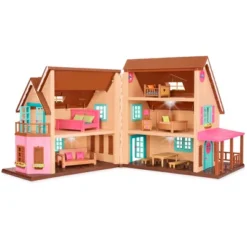 Li'l Woodzeez Toy House With Furniture 20pc - Honeysuckle Hillside Cottage -Doll Paradise Shop GUEST e72fc48e 9009 4eec a2de 4e530aa4a816
