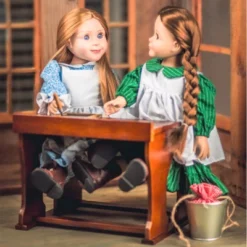 The Queen's Treasures 18 Inch Doll Little House School Desk & Accessories -Doll Paradise Shop GUEST e83661ef 256e 4441 a007 255f0f486790