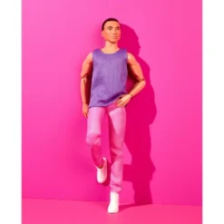 Barbie Looks Ken Doll With Purple Shirt
