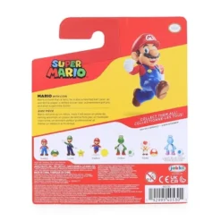 Jakks Pacific Super Mario World Of Nintendo 2.5 Inch Figure | Mario With Coin