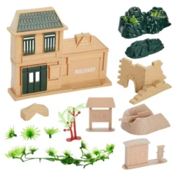 Blue Panda 400 Piece Army Men Action Figures Set With Map, Includes Carrying Tote For Easy Clean Up -Doll Paradise Shop GUEST ef3bb44c b803 4d3f 8d4c 477cd424e90e