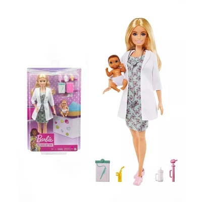 Barbie Baby Doctor Doll Playset 1 Barbie Baby Doctor Doll Playset
