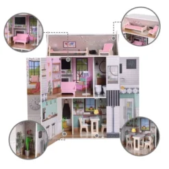 Olivia's Little World By Teamson Kids Wooden Dreamland Farmhouse Dollhouse Set -Doll Paradise Shop GUEST fbfbb2a9 719d 4412 b397 63d666b3c475
