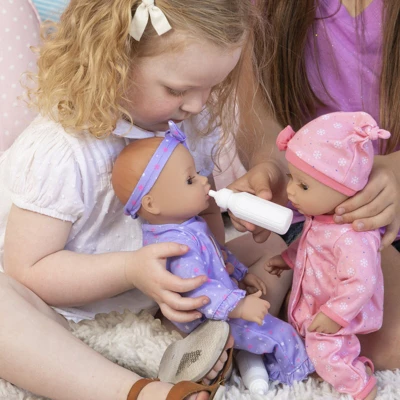 Adora Playtime Baby Doll Cozy Snowflake, 13 Inch Soft Doll, Open/Close Eyes, Best Baby Girl Gift For Age 1+ 3 Adora Playtime Baby Doll Cozy Snowflake, 13 Inch Soft Doll, Open/Close Eyes, Best Baby Girl Gift For Age 1+ - Image 3