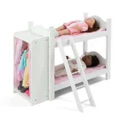 Badger Basket Doll Bunk Beds With Ladder And Storage Armoire -Doll Paradise Shop GUEST fe1a36da b5a6 47bd a02c 3b25ce5e2902
